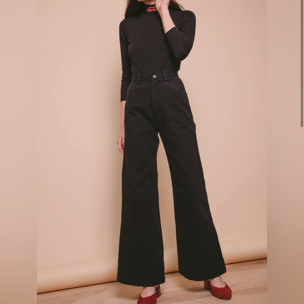CARLEEN NELLIE JEANS BLACK SIZE 0